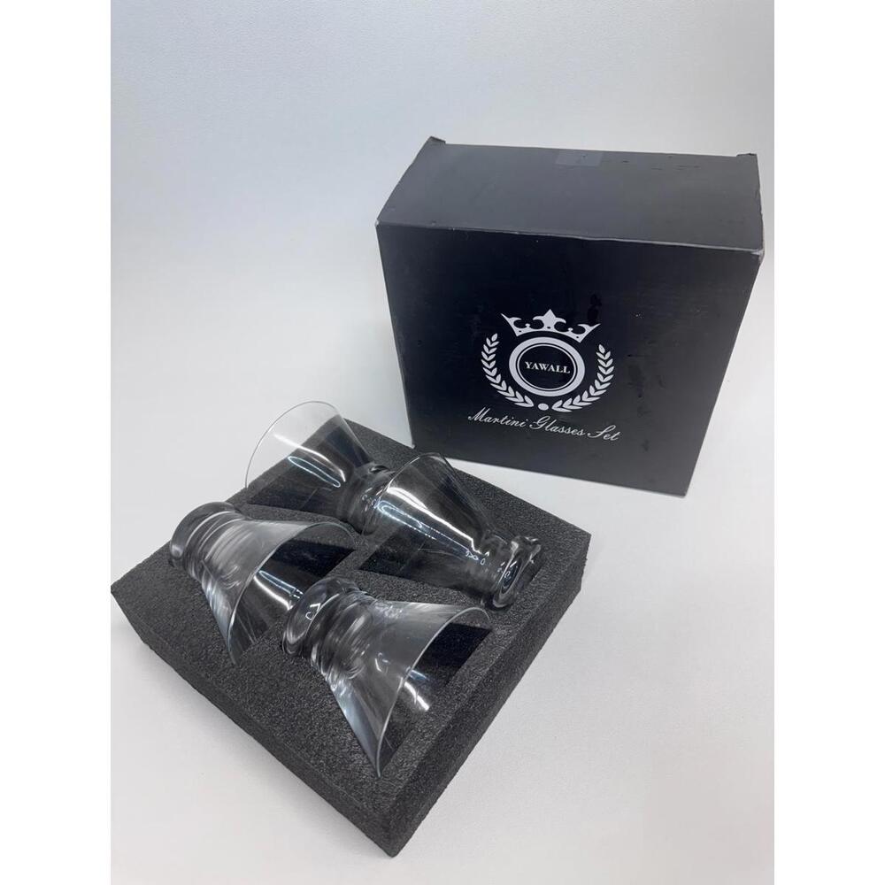 Yawall martini glasses set